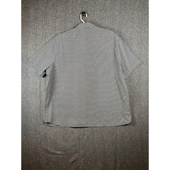 Perry Ellis Mens Geometric Print Short Sleeve Shirt Size 3X - Picture 2 of 7